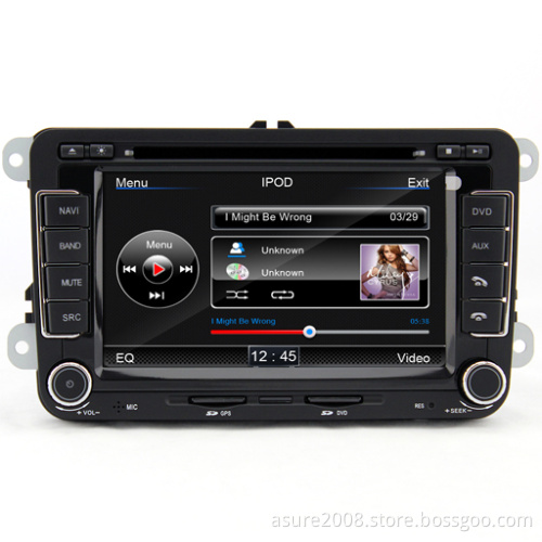 Car DVD GPS for Vw Seat Skoda Passat Tiguan Touran EOS Caddy Golf 5 6 T5 Transporter